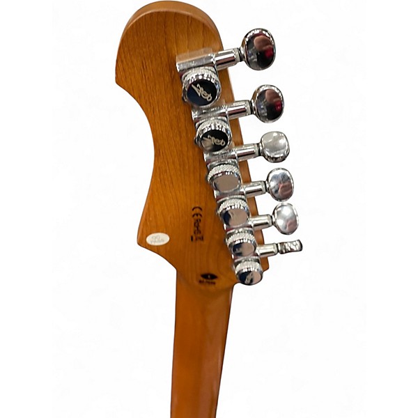 Used Jet JS450 FLAME TOP BLUE Solid Body Electric Guitar