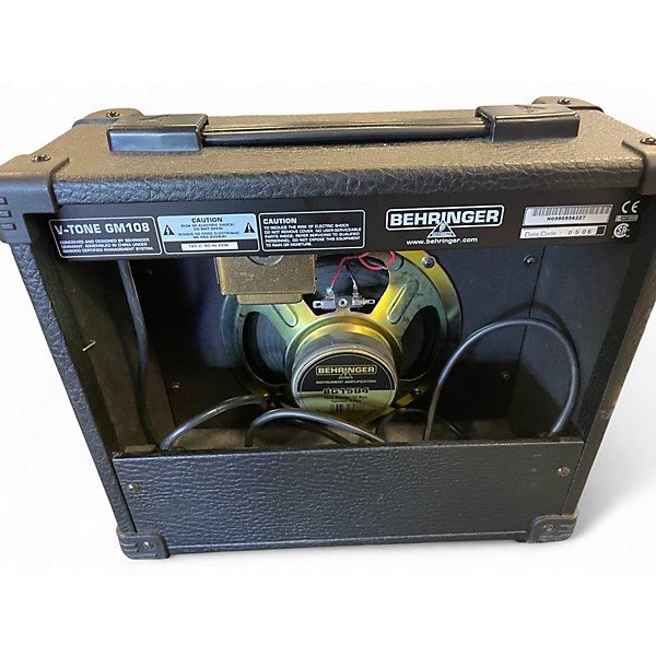 Used Behringer GM108 15W 1X8 V Tone Guitar Combo Amp