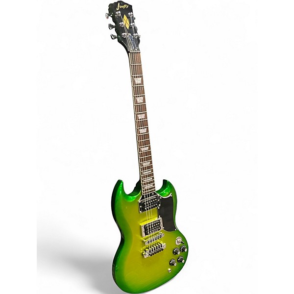 Used Firefly FFSG GREEN Solid Body Electric Guitar