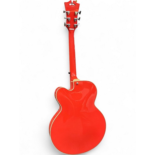 Used D'Angelico Premiere EXL1 Orange Hollow Body Electric Guitar