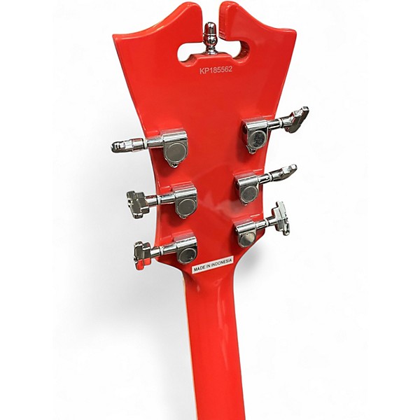 Used D'Angelico Premiere EXL1 Orange Hollow Body Electric Guitar