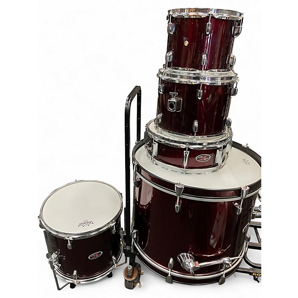 Used PDP by DW 5 Piece Z5 SERIES Wine Red Drum Kit