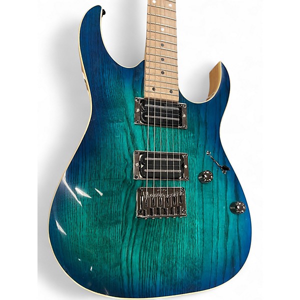 Used 2020s Ibanez RG421AHM Anaconda Burst Solid Body Electric Guitar