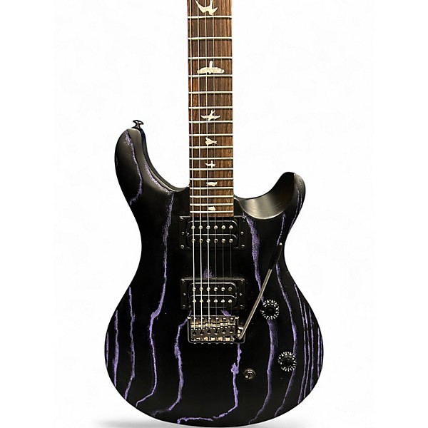 Used PRS SE SWAMP ASH CE 24 SANDBLASTED BLACK Solid Body Electric Guitar