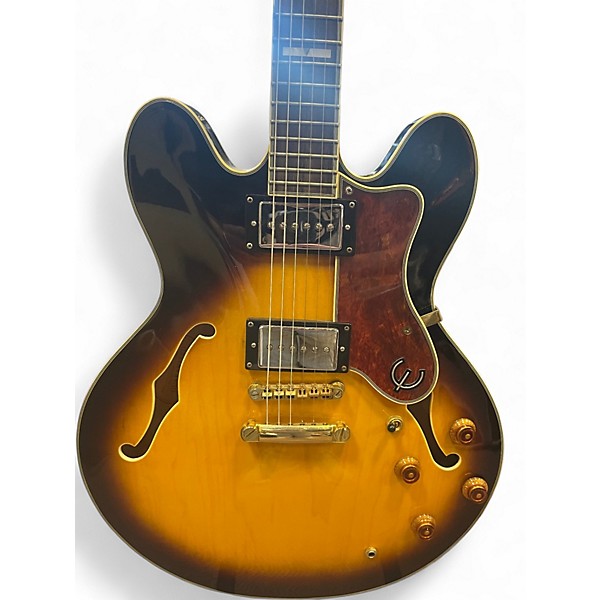 Used Epiphone Sheraton II Vintage Sunburst Hollow Body Electric Guitar