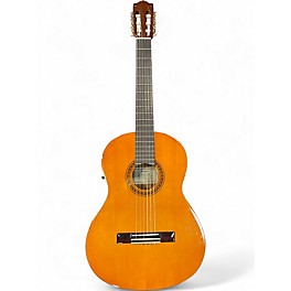 Used Yamaha CGX101 Natural Classical Acoustic Electric Guitar