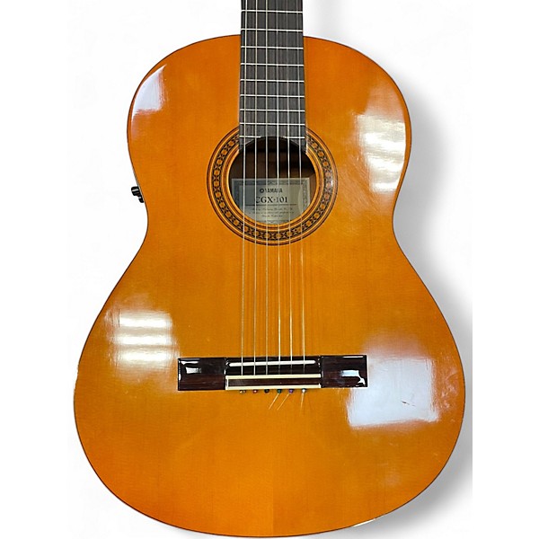Used Yamaha CGX101 Natural Classical Acoustic Electric Guitar