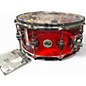 Used DW 14X6 Design Series Acrylic Snare Red Drum thumbnail