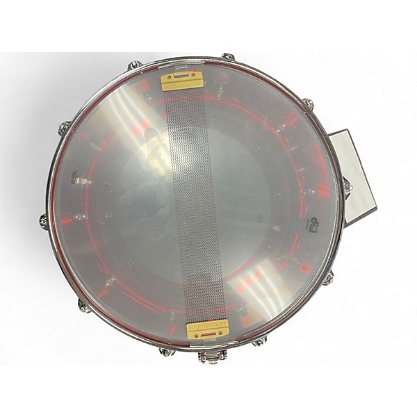 Used DW 14X6 Design Series Acrylic Snare Red Drum