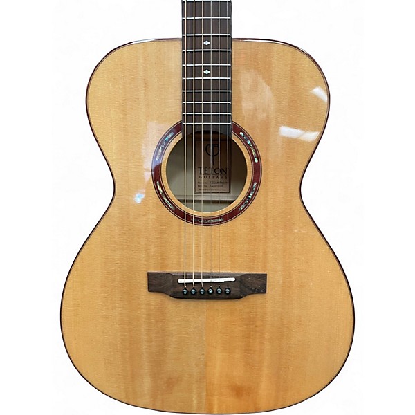 Used Teton STG130FMPEH Natural Acoustic Guitar