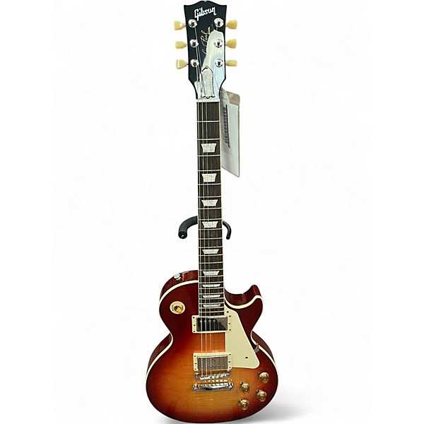 Used Gibson Les Paul 50s Neck AAA Flame Top Heritage Cherry Sunburst Solid Body Electric Guitar