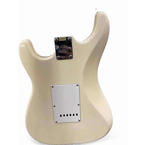 Used Hondo FAME SERIES 760 Vintage White Solid Body Electric Guitar