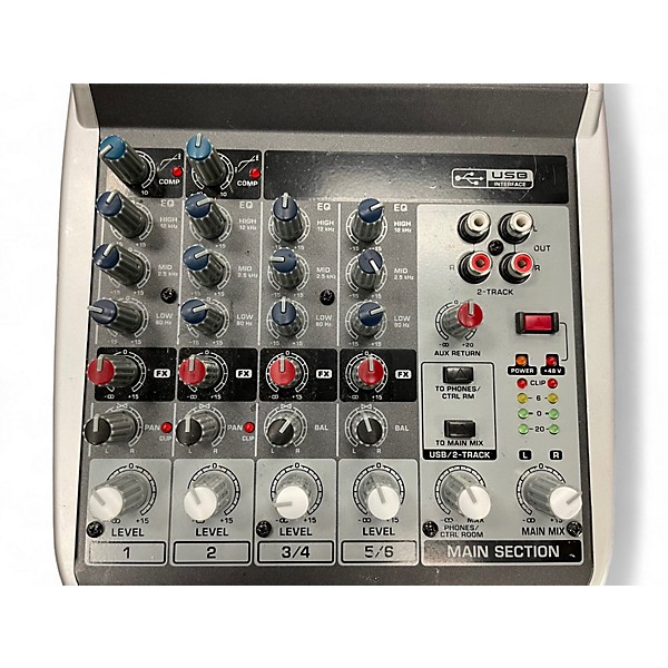 Used Behringer Xenyx Q802USB Unpowered Mixer