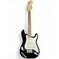 Used Squier Mini Affinity Stratocaster Black and White Electric Guitar thumbnail