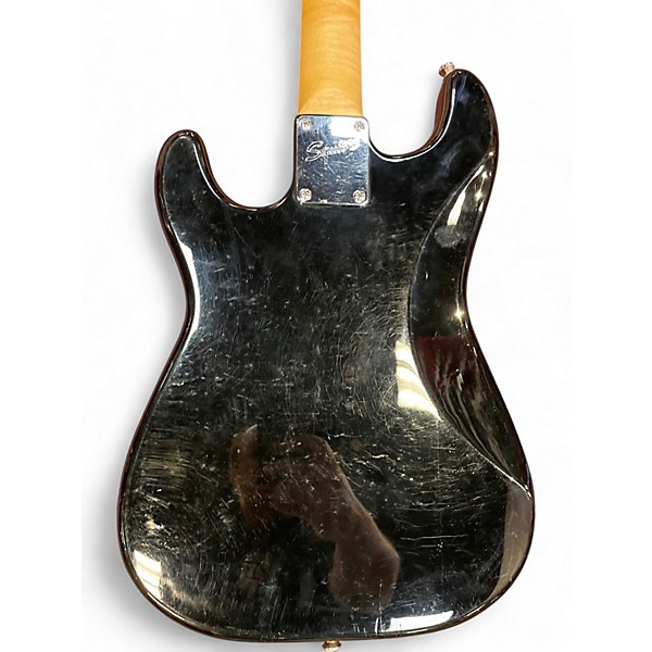 Used Squier Mini Affinity Stratocaster Black and White Electric Guitar