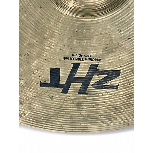 Used Zildjian 16in ZHT Medium Thin Crash Cymbal
