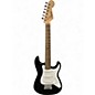 Used Squier Mini Affinity Stratocaster Black and White Electric Guitar thumbnail