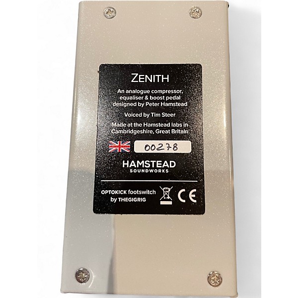 Used Hamstead Zenith ALL ANALOG AMPLITUDE CONTROLLER Effect Pedal