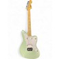 Used Squier Mini Jazzmaster HH Surf Green Solid Body Electric Guitar