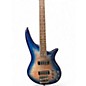 Used Jackson JS3Q Spectra Bass Amber Blue Burst Electric Bass Guitar