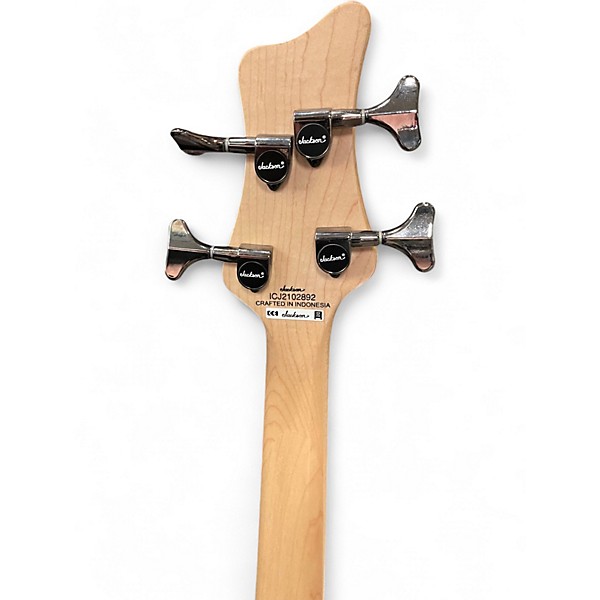 Used Jackson JS3Q Spectra Bass Amber Blue Burst Electric Bass Guitar