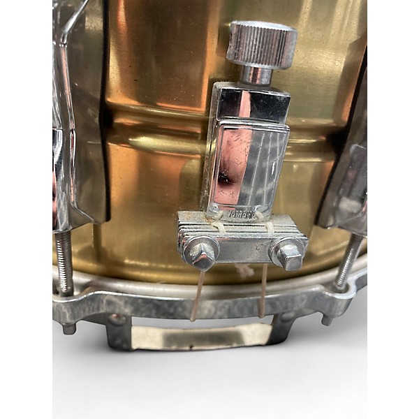 Used 2024 Yamaha 14X6.5 Absolute Snare Brass Gold Drum