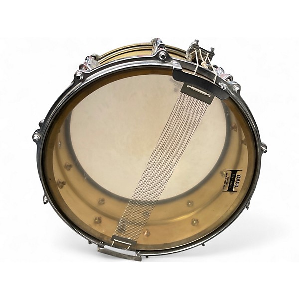 Used 2024 Yamaha 14X6.5 Absolute Snare Brass Gold Drum