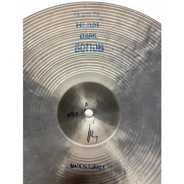 Used Bosphorus Cymbals 14in Antique Series Hi-Hat Paid Cymbal