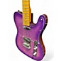 Used Leo Jaymz T Style Purple Flame Solid Body Electric Guitar