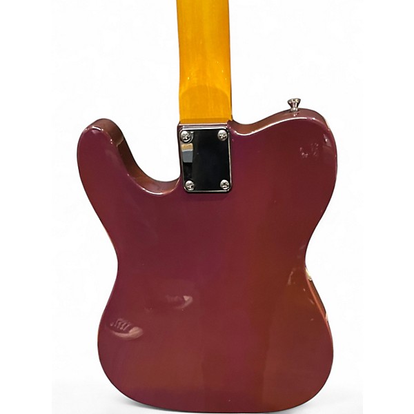 Used Leo Jaymz T Style Purple Flame Solid Body Electric Guitar