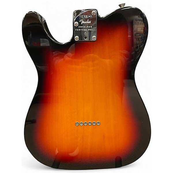 Used Fender American Professional II Telecaster 2 Color Sunburst Solid Body Electric Guitar