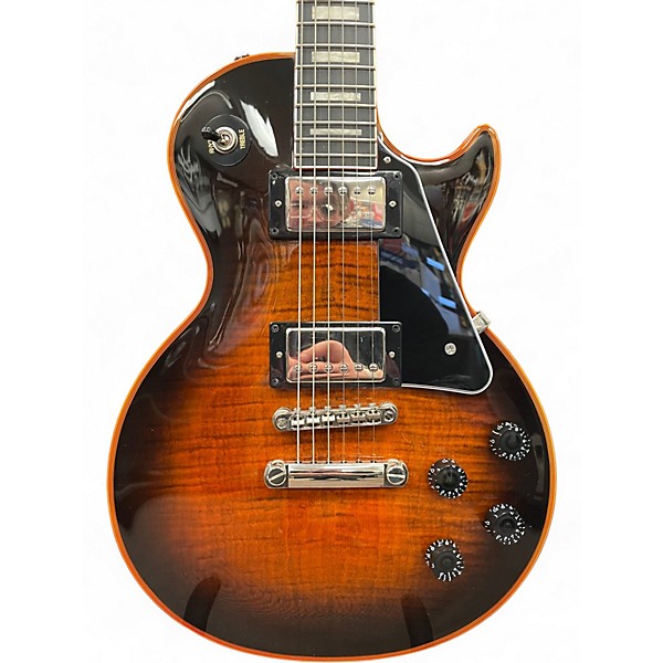 Used Epiphone LES PAUL CUSTOM WIDOW Orange Solid Body Electric Guitar