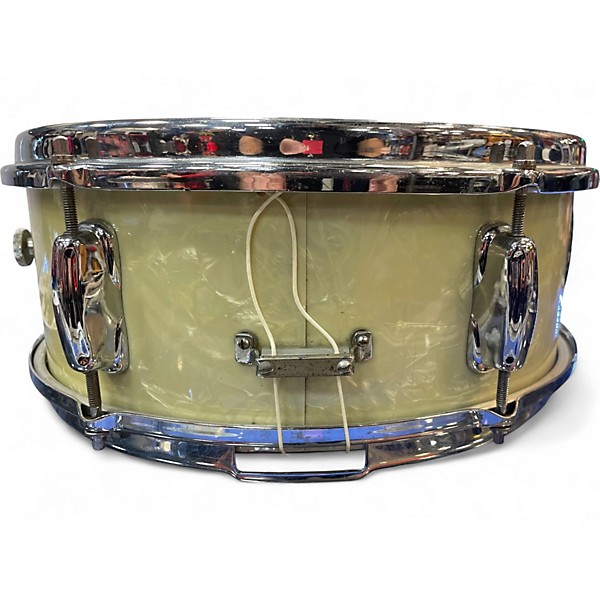 Vintage 1960s Slingerland 14in DELUXE  STUDENT SNARE Olympic Pearl Drum
