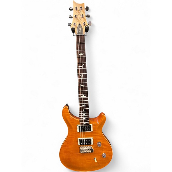 Used PRS CE24 Trans Amber Solid Body Electric Guitar