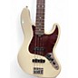 Used Fender American Standard Jazz Bass Olympic White Electric Bass Guitar
