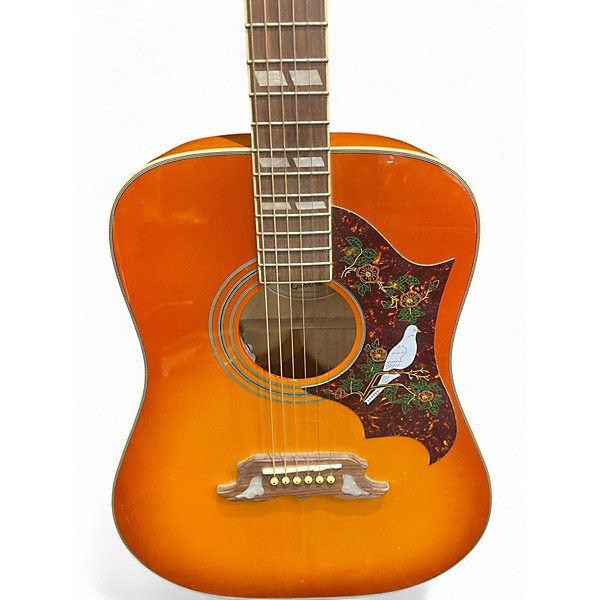 Used Epiphone Dove Pro VINTAGE CHERRY BURST Acoustic Electric Guitar