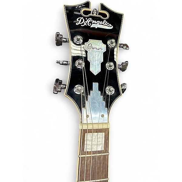 Used 2020s D'Angelico EXL-1 Black Hollow Body Electric Guitar