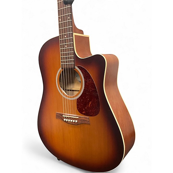 Used Seagull Entourage Rustic Cutaway Tobacco Burst Acoustic Electric Guitar