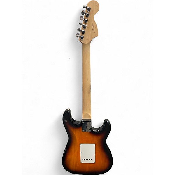 Used Squier Affinity Stratocaster Left Handed 3 Tone Sunburst Electric Guitar