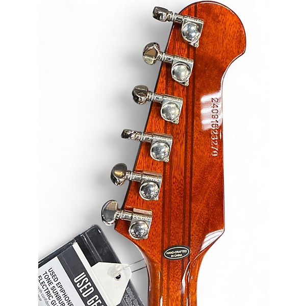 Used Epiphone FIREBIRD 2 Tone Sunburst Solid Body Electric Guitar