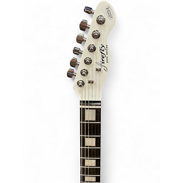 Used Firefly TROUBLEMAKER WHITE Solid Body Electric Guitar