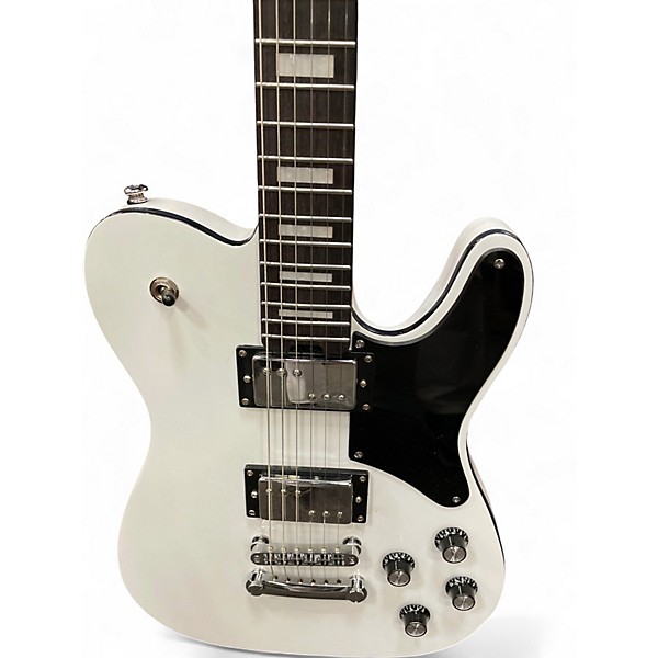 Used Firefly TROUBLEMAKER WHITE Solid Body Electric Guitar