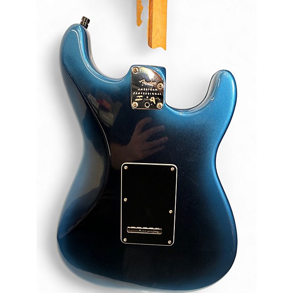 Used Fender American Ultra Stratocaster Midnight Blue Solid Body Electric Guitar