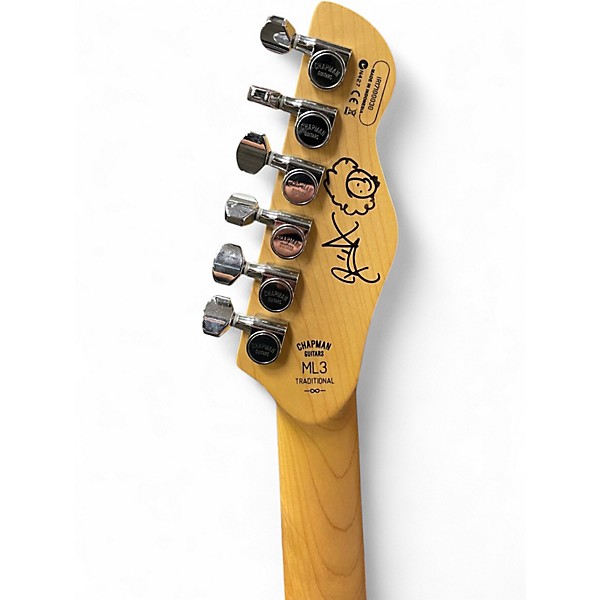 Used Chapman ML3 Traditional WHITE Solid Body Electric Guitar