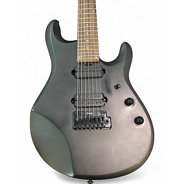 Used Sterling by Music Man JP70 John Petrucci Signature STEALTH BLACK Solid Body Electric Guitar