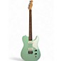Used Squier Paranormal Baritone Cabronita Telecaster Surf Green Solid Body Electric Guitar thumbnail