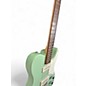 Used Squier Paranormal Baritone Cabronita Telecaster Surf Green Solid Body Electric Guitar