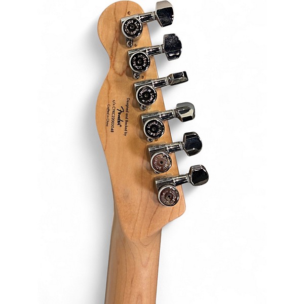 Used Squier Paranormal Baritone Cabronita Telecaster Surf Green Solid Body Electric Guitar