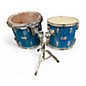 Vintage 1980s Yamaha 5 Piece 8000 Series Blue Drum Kit