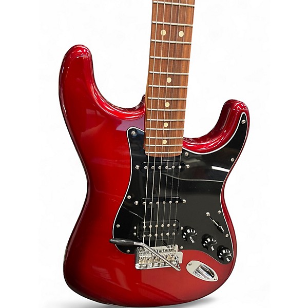 Used Fender PLAYER II STRATOCASTER HSS Candy Red Burst Solid Body Electric Guitar